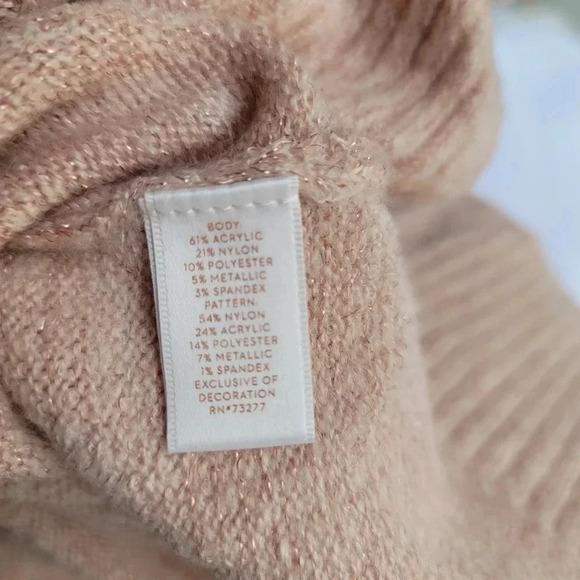 NWT Lauren Conrad Size XL Pink Narwal Dolphin Fuzz Graphic Tunic Sweater Stretch - Picture 11 of 13